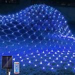 Reduzierte Blaue Lichterketten Innen mit Weihnachts-Motiv aus Kupfer 
