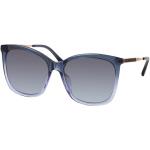Blaue Jimmy Choo Quadratische Sonnenbrillen mit Sehstärke aus Kunststoff für Damen 