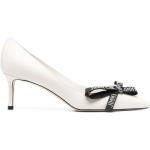Reduzierte Weiße Elegante Jimmy Choo Spitze High Heels & Stiletto-Pumps für Damen Größe 35,5 mit Absatzhöhe 5cm bis 7cm 