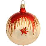 Rote Jingle Bells Lauscha Christbaumkugeln & Weihnachtsbaumkugeln aus Glas mundgeblasen 6-teilig 