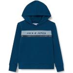 Blaue Jack & Jones Kinderhoodies & Kapuzenpullover für Kinder für Jungen Größe 176 