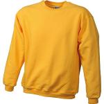 Goldene James & Nicholson Rundhals-Ausschnitt Herrensweatshirts Größe 4 XL 