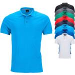 Marineblaue James & Nicholson Herrenpoloshirts & Herrenpolohemden mit Knopf aus Baumwolle Größe XXL 