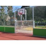 Jobasport Bolzplatz-Tor 3 x 2 m inkl. Basketballaufsatz - Profil 120 x 100 mm (oval)