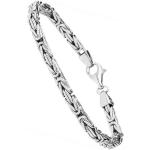 Silberne Jobo Königsarmbänder & Königsketten Armbänder aus Silber für Damen 