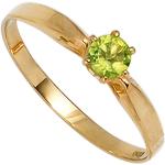 Grüne Elegante Jobo Peridot Ringe aus Gold 14 Karat mit Peridot für Damen 