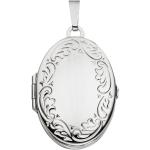 Silberne Jobo Ovale Foto Medaillons für Damen 