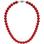 Rote Jobo Perlenketten aus Metall für Damen 