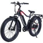 JOBOBIKE E-Bike »26 Zoll Fat Tire Elektrofahrrad Robin«, 7 Gang Shimano Acera Schaltwerk, Kettenschaltung, Heckmotor 250,00 W, (Set)