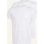 Weiße Jockey T-Shirts aus Baumwolle für Herren Größe XL 2-teilig 