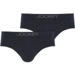 Schwarze Jockey Herrenunterhosen aus Jersey trocknergeeignet Größe XXL 2-teilig - versandkostenfrei 
