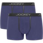 Blaue Unifarbene Jockey Herrenslips & Herrenpanties Größe M 2-teilig 