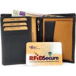 Jockey Club Basic echt Leder Geldbörse Portemonnaie Geldbeutel RFID NFC Schutz schwarz braun