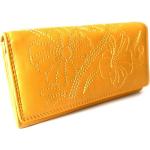 JOCKEY CLUB Geldbörse »SAHARA«, goldgelb, 9 Kartenfächer mit RFID-Schutz, 3 Scheinfächer, gelb