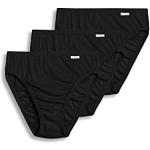 Schwarze Jockey Damentaillenslips aus Baumwolle maschinenwaschbar Größe 3 XL 3-teilig 