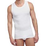 Weiße Jockey Rundhals-Ausschnitt Feinripp-Unterhemden für Herren Größe XL 
