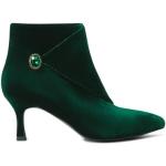Joe Browns Damen Emerald Jewelled Pointed Velvet Heeled Ankle Boots Stiefelette, Green, 43 EU