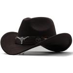 Unifarbene Cowboyhüte 58 für Herren Größe XL 