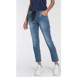 Jogg Pants KANGAROOS "7/8 JOGG-DENIM" blau (new, mid, blue, used) Damen Jeans Joggpants Track Bestseller