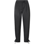 Reduzierte Schwarze 7/8-Hosen mit Reißverschluss aus Polyester maschinenwaschbar für Damen Größe L Petite 
