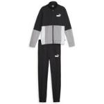 Jogginganzug PUMA "Colourblock Poly Suit Jungen" schwarz (black) Kinder Sportanzüge Trainingsanzüge