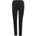 Schwarze Loose Fit Street One Slim Fit Jeans aus Denim für Damen Weite 29 