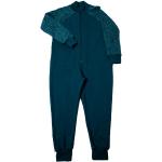 Blaue Joha Fleece-Overalls für Kinder aus Wolle Größe 110 für den für den Winter 