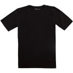 Reduzierte Schwarze Joha T-Shirts aus Merino-Wolle für Herren Größe M für den für den Winter 