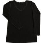 Reduzierte Schwarze Joha Festliche Blusen aus Merino-Wolle für Damen Größe M 