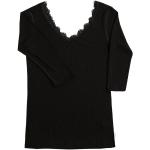 Reduzierte Schwarze Joha Festliche Blusen aus Merino-Wolle für Damen Größe XL 