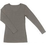 Reduzierte Graue Joha Festliche Blusen aus Merino-Wolle für Damen Größe XL für den für den Winter 