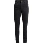 Reduzierte Schwarze Wasserdichte Atmungsaktive John Doe Slim Fit Jeans aus Denim für Damen Größe XS 