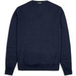 Reduzierte Marineblaue V-Ausschnitt Herrensweatshirts Größe XS 