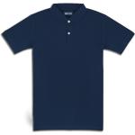 Reduzierte Marineblaue Herrenpoloshirts & Herrenpolohemden mit Knopf Größe XS für den für den Sommer 