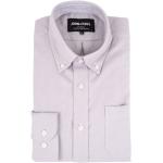 Reduzierte Weiße Langärmelige Button Down Kragen Langarmhemden mit Knopf aus Baumwolle Größe XS für den für den Herbst 