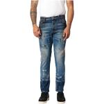 Reduzierte Blaue JOHN RICHMOND Straight Leg Jeans aus Denim für Herren 