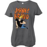 Johnny Bravo Girly Tee - Medium - DarkGrey