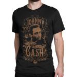 Johnny Cash I Walk The Line T-Shirt, Herren Damen Alle Größen | Mw-325