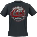 Johnny Cash T-Shirt - Original Rock n Roll Red/Grey - S bis 4XL - für Männer - Größe 4XL - schwarz - Lizenziertes Merchandise