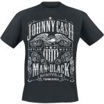 Johnny Cash T-Shirt - Outlaw Music - M bis 5XL - für Männer - Größe M - schwarz - Lizenziertes Merchandise