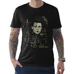 Johnny Depp Edward Scissorhands Graphic T-Shirt, Premium Cotton Tee Black XL