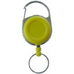 Gelbe Schlüsselanhänger & Taschenanhänger aus Kunststoff 10-teilig 