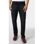 Marineblaue Unifarbene Joker Straight Leg Jeans aus Denim für Herren Weite 33, Länge 30 