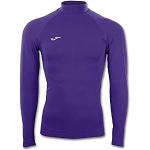 Violette Sportliche Langärmelige Joma T-Shirts aus Polyamid für Herren 