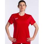 Joma Tennis-Shirt Montreal (100% Polyester) rot Damen, Größe S