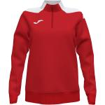 Rote Bestickte Joma Rollkragen Damensweatshirts mit Reißverschluss Größe XS 