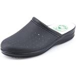 Schwarze Vegane Orthopädische Schuhe in Schmalweite aus Leder leicht für Damen Größe 39 