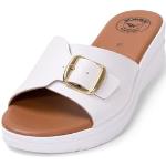 Weiße Römersandalen & Gladiator Sandalen aus Leder leicht für Damen Größe 39 für den für den Sommer 