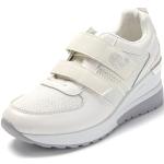 Reduzierte Weiße Low Sneaker aus Mesh atmungsaktiv für Damen Größe 39 für den für den Sommer 