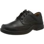 Reduzierte Schwarze Business Jomos Feetback Derby Schuhe mit Schnürsenkel aus Leder leicht für Herren Größe 44 